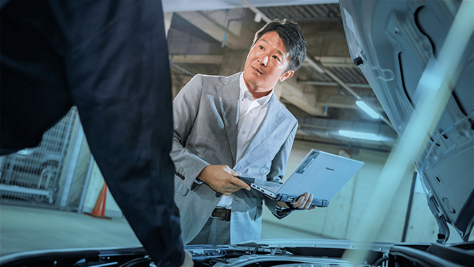 特殊車両の損害確認や事故解析も担当
